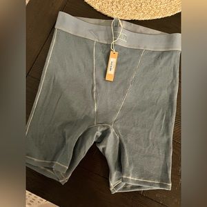 SKIMS COTTON RIB BOXER NWT SMALL